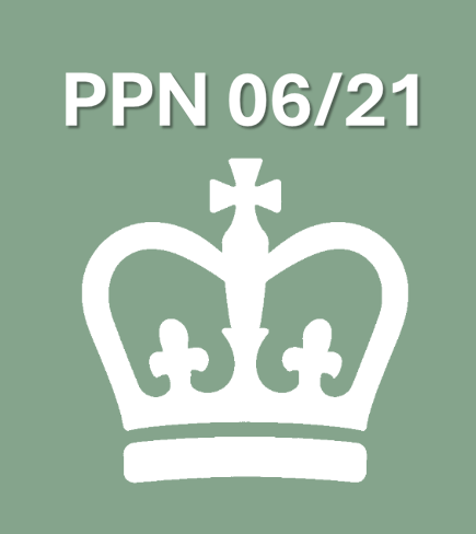 Image showing PPN 0621 above a crown.